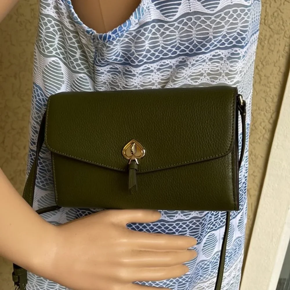 Kate Spade Marti Wallet Crossbody Enchanted Green - Picture 12 of 16
